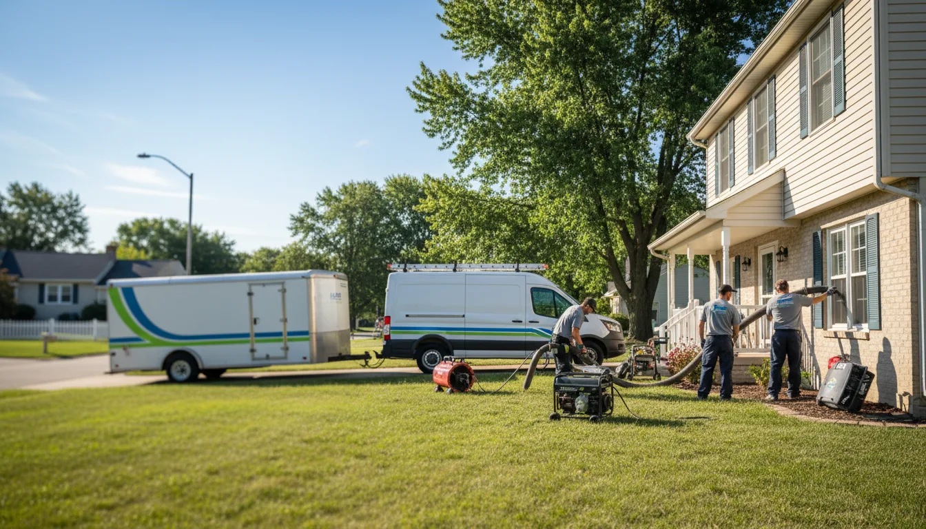 Flooded Basement Restoration And Cleanup With Repair in Levant, KS near me